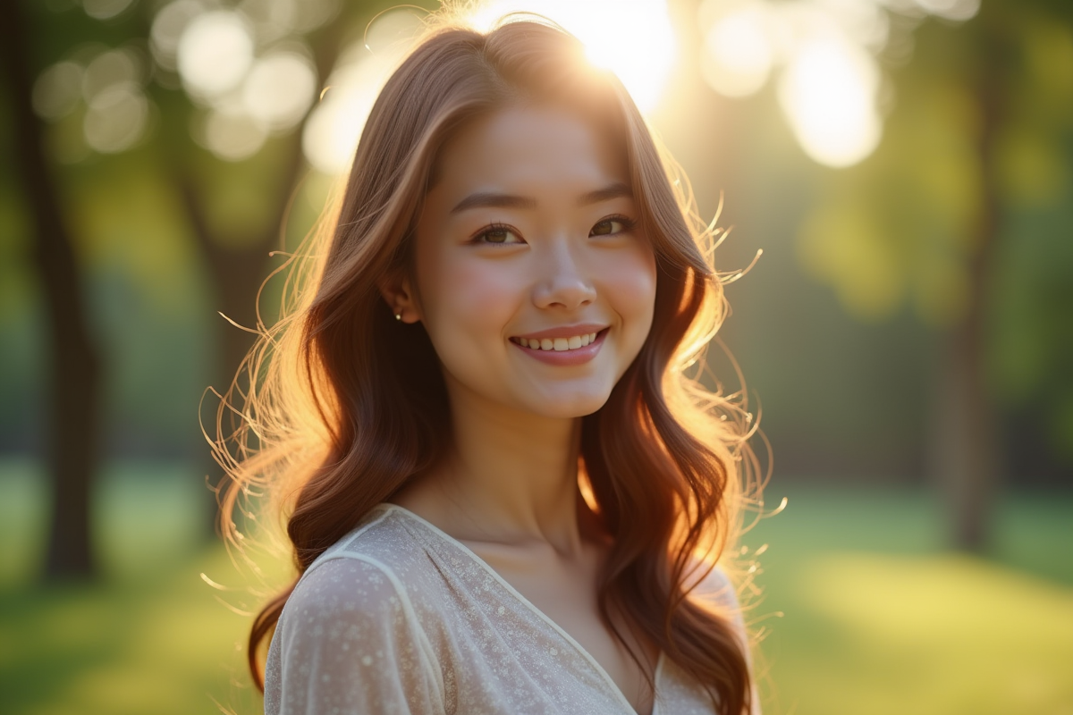 cheveux visage