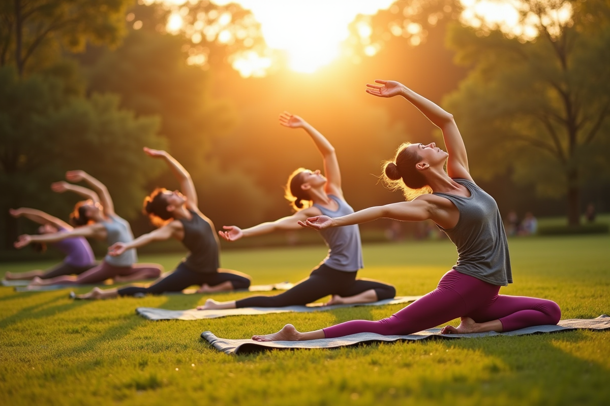 yoga  silhouette